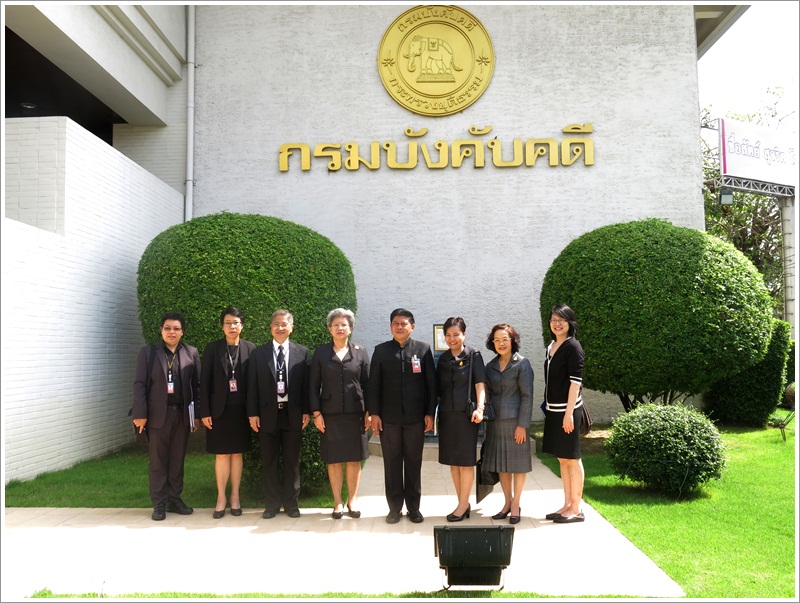 ﻿กรมบังคับคดีให้การต้อนรับคณะอนุกรรมการตรวจประเมินศูนย์ราชการสะดวก  (GECC)
